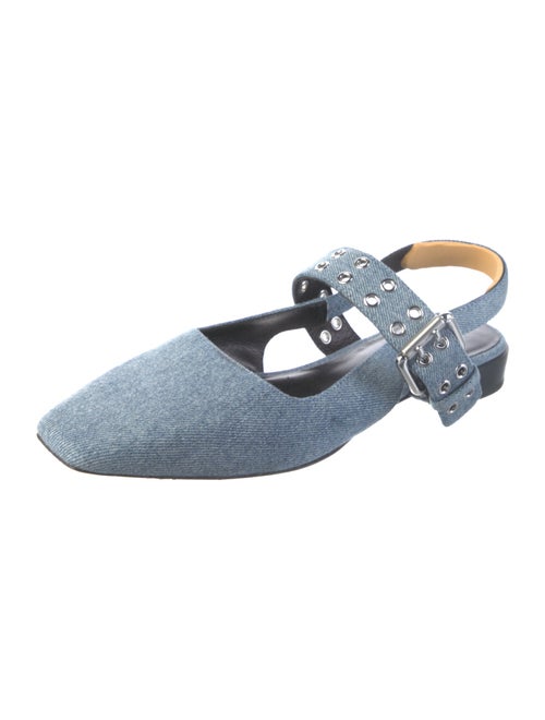 Rag & Bone Denim Slingback Flats