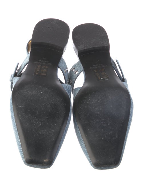 Rag & Bone Denim Slingback Flats