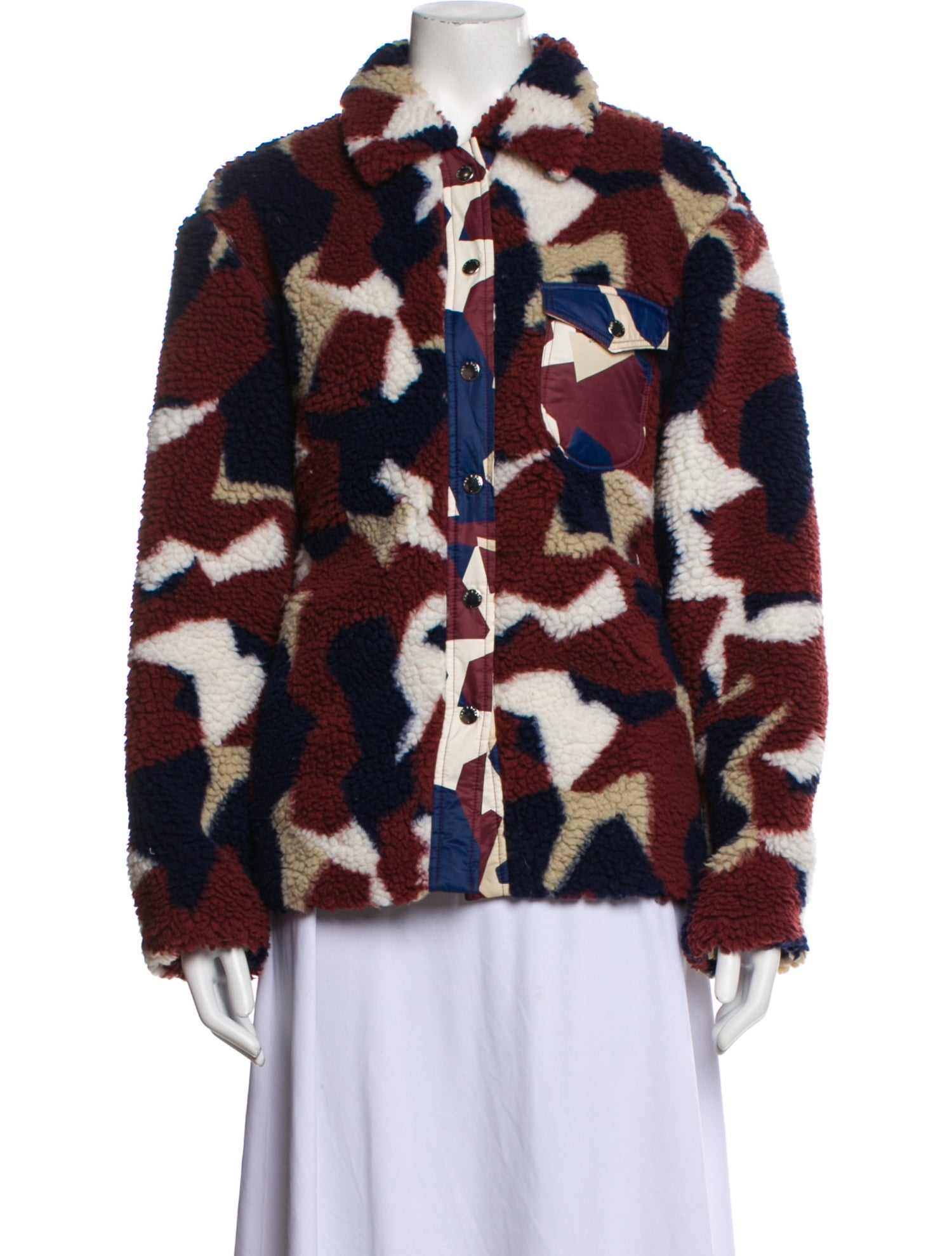 Rag & Bone Printed Faux Fur Jacket
