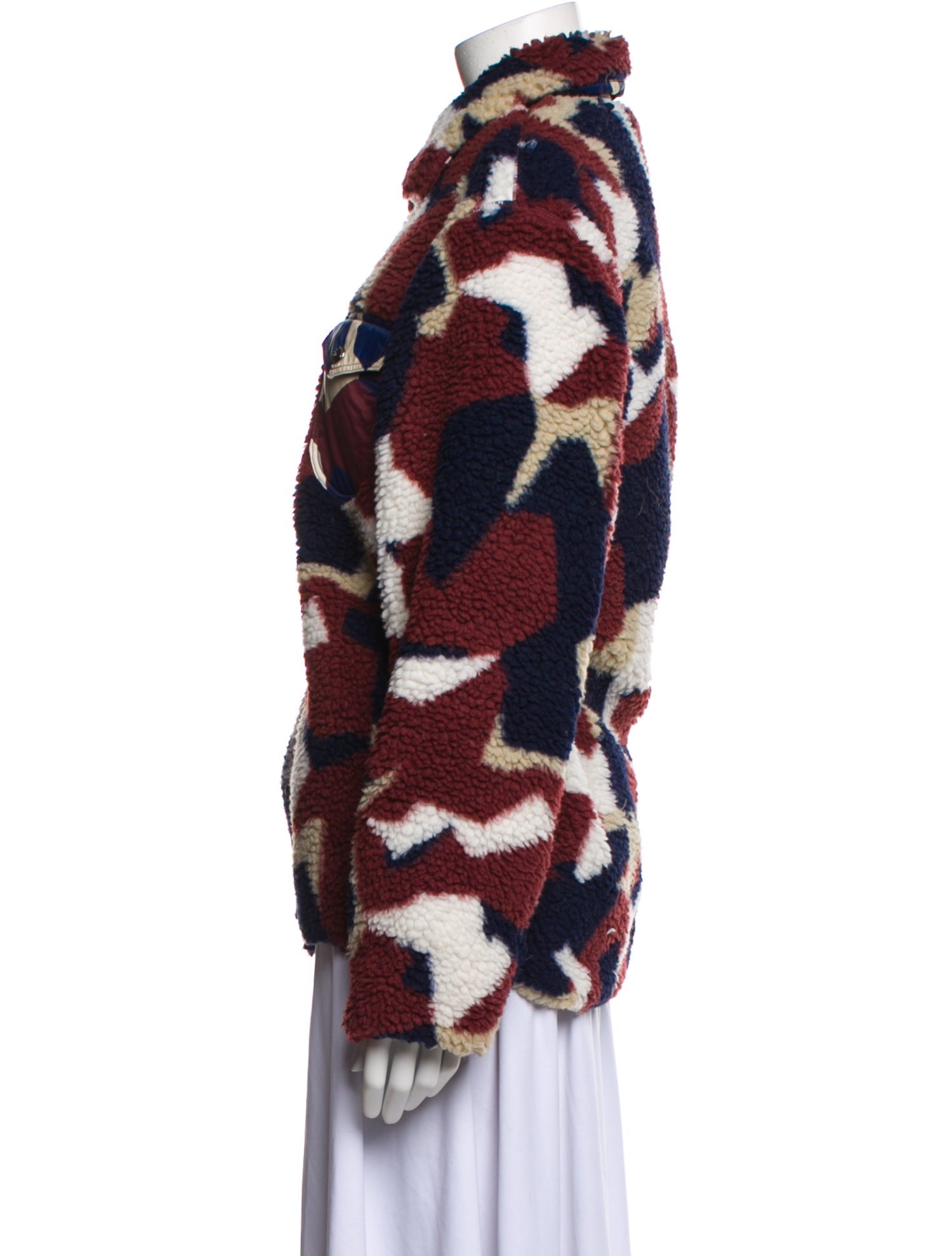 Rag & Bone Printed Faux Fur Jacket