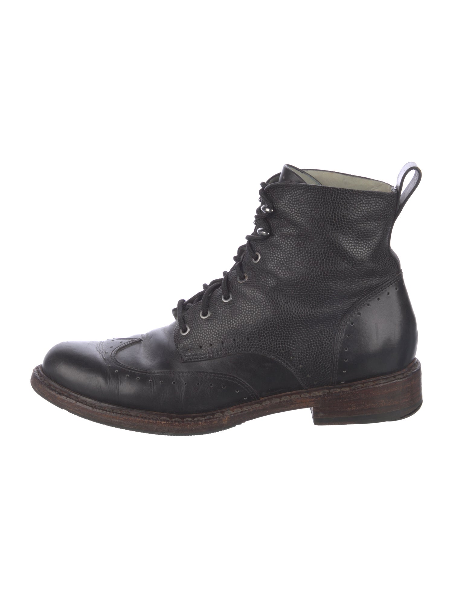 Rag & Bone Leather Combat Boots