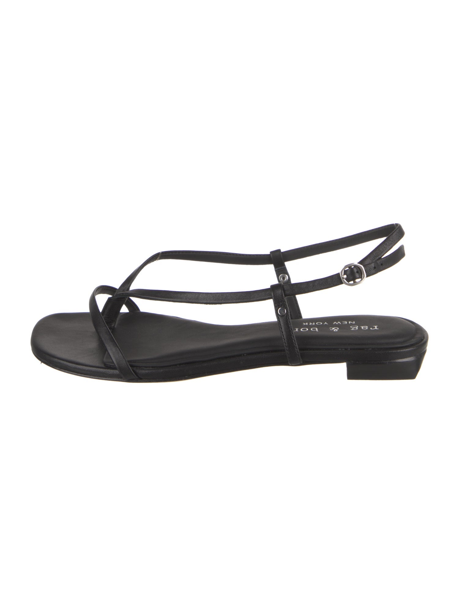 Rag & Bone Leather T-Strap Sandals
