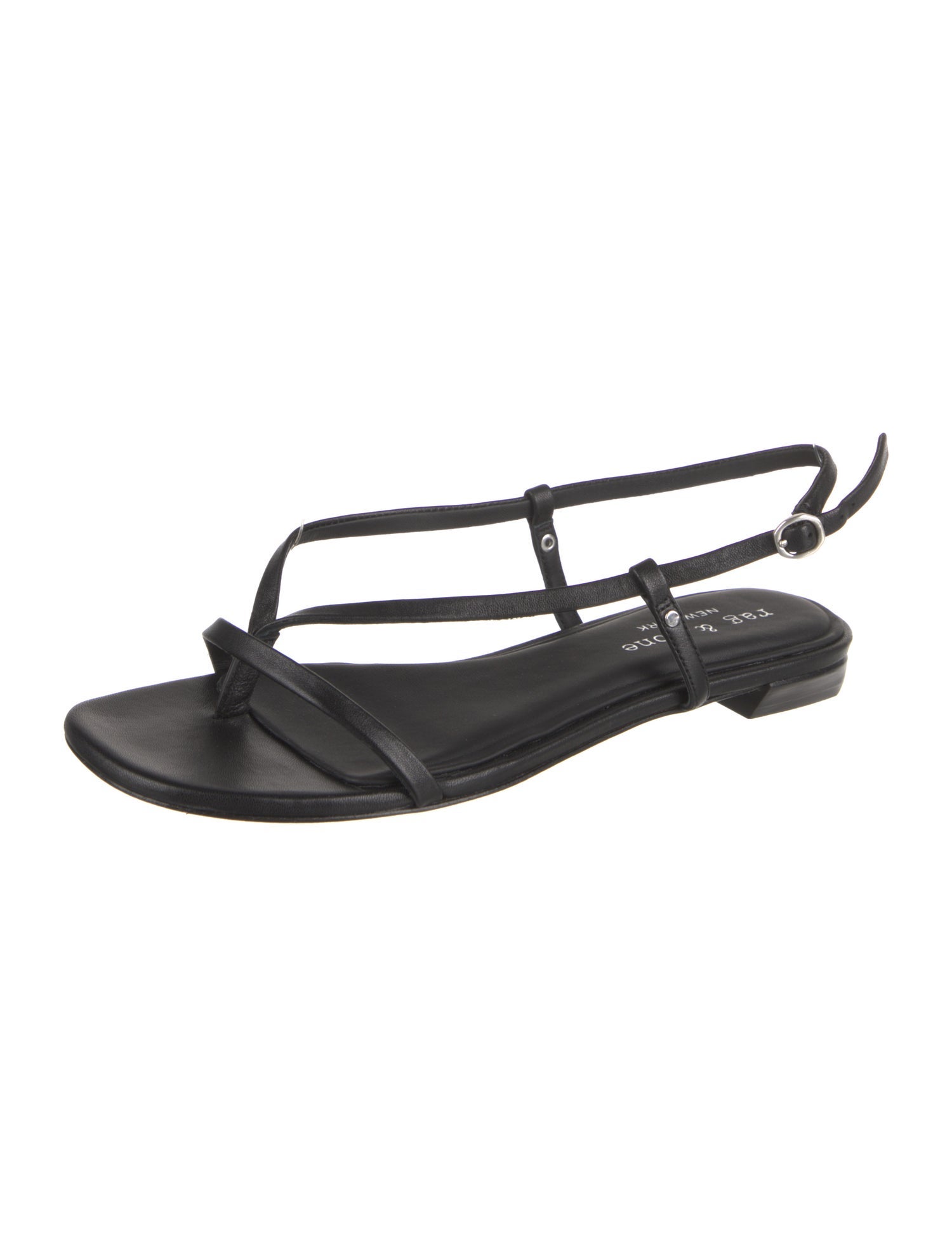 Rag & Bone Leather T-Strap Sandals