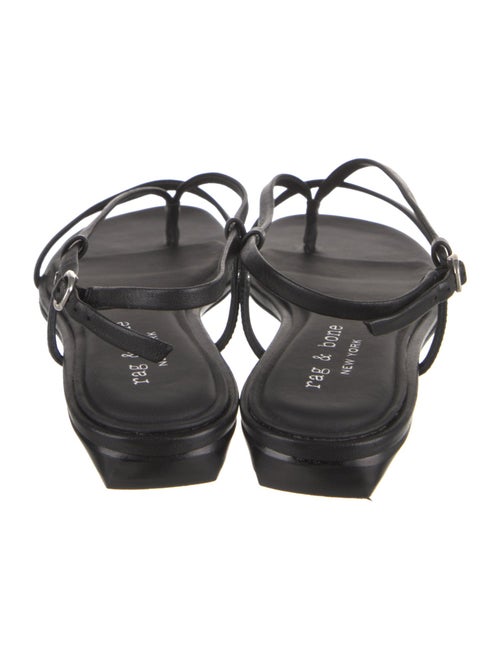 Rag & Bone Leather T-Strap Sandals
