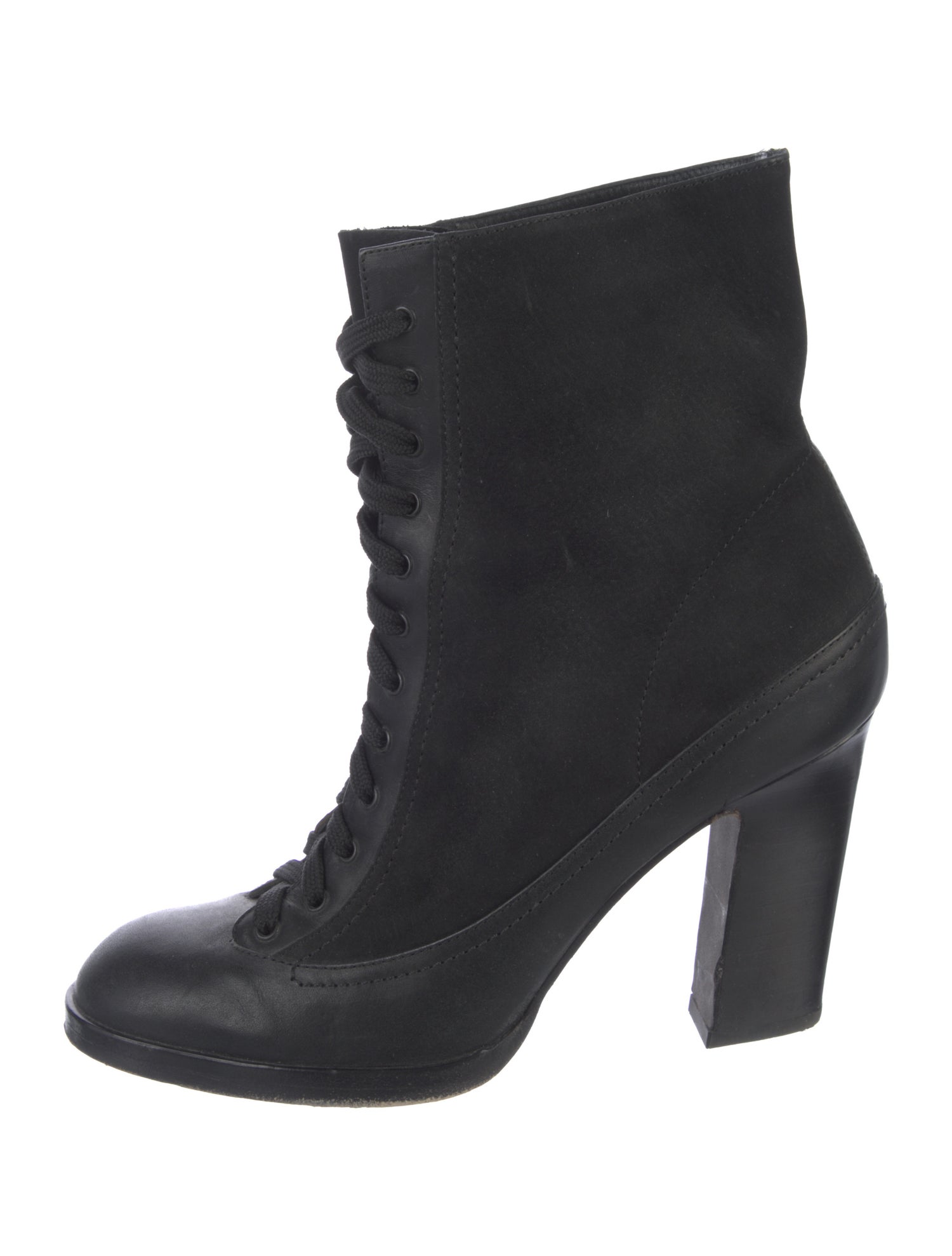 Rag & Bone Leather Lace-Up Boots