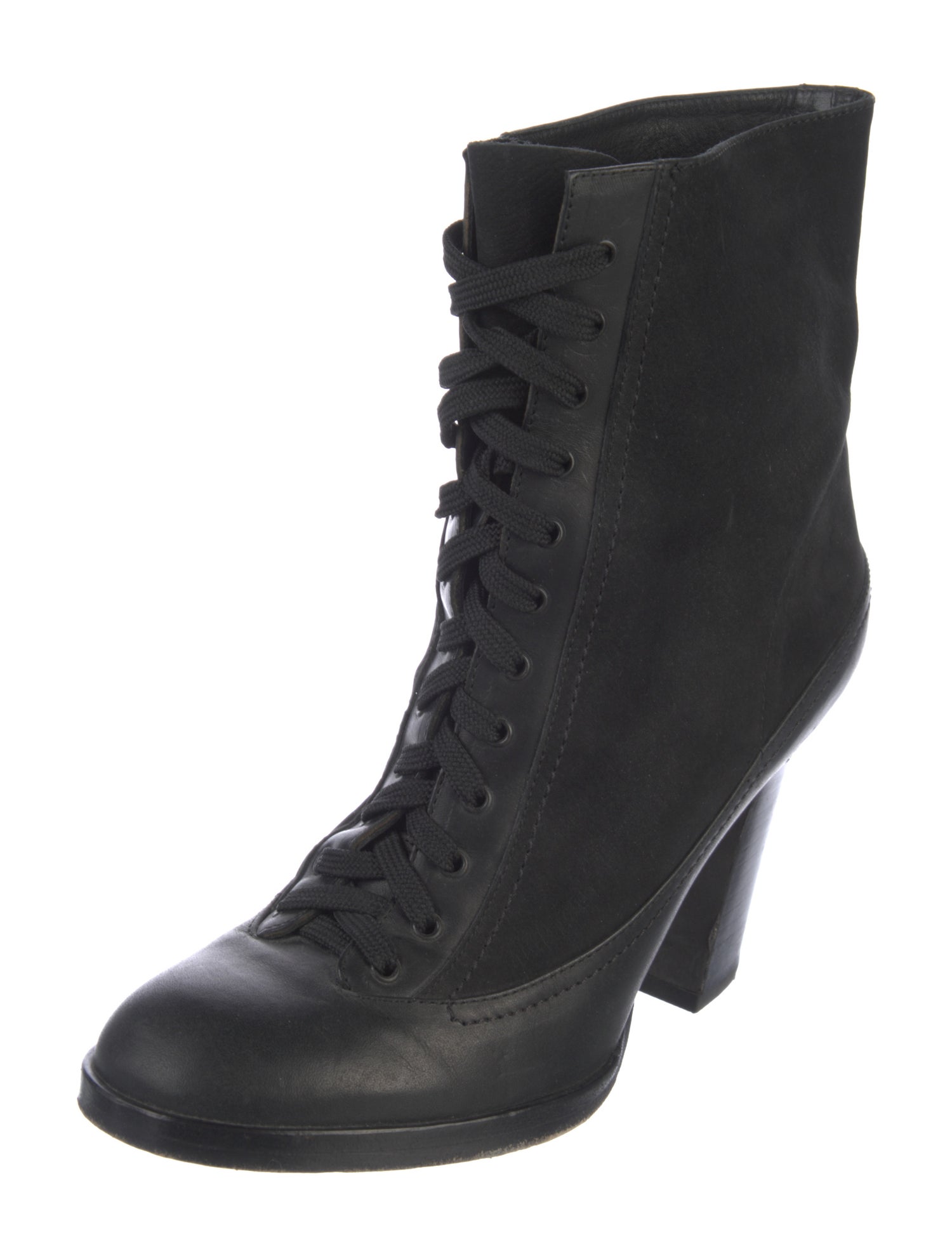 Rag & Bone Leather Lace-Up Boots