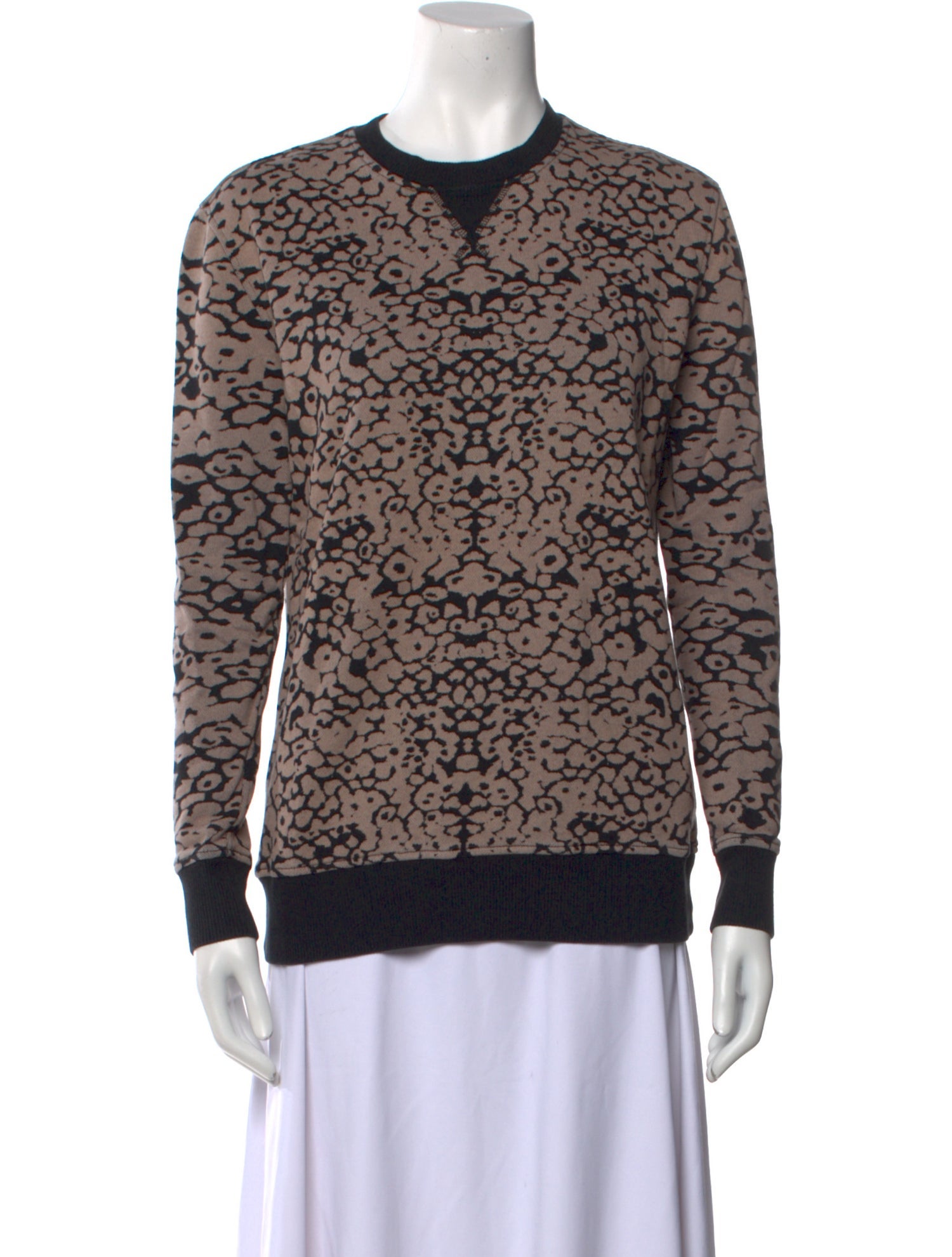 Rag & Bone Printed Crew Neck Sweater