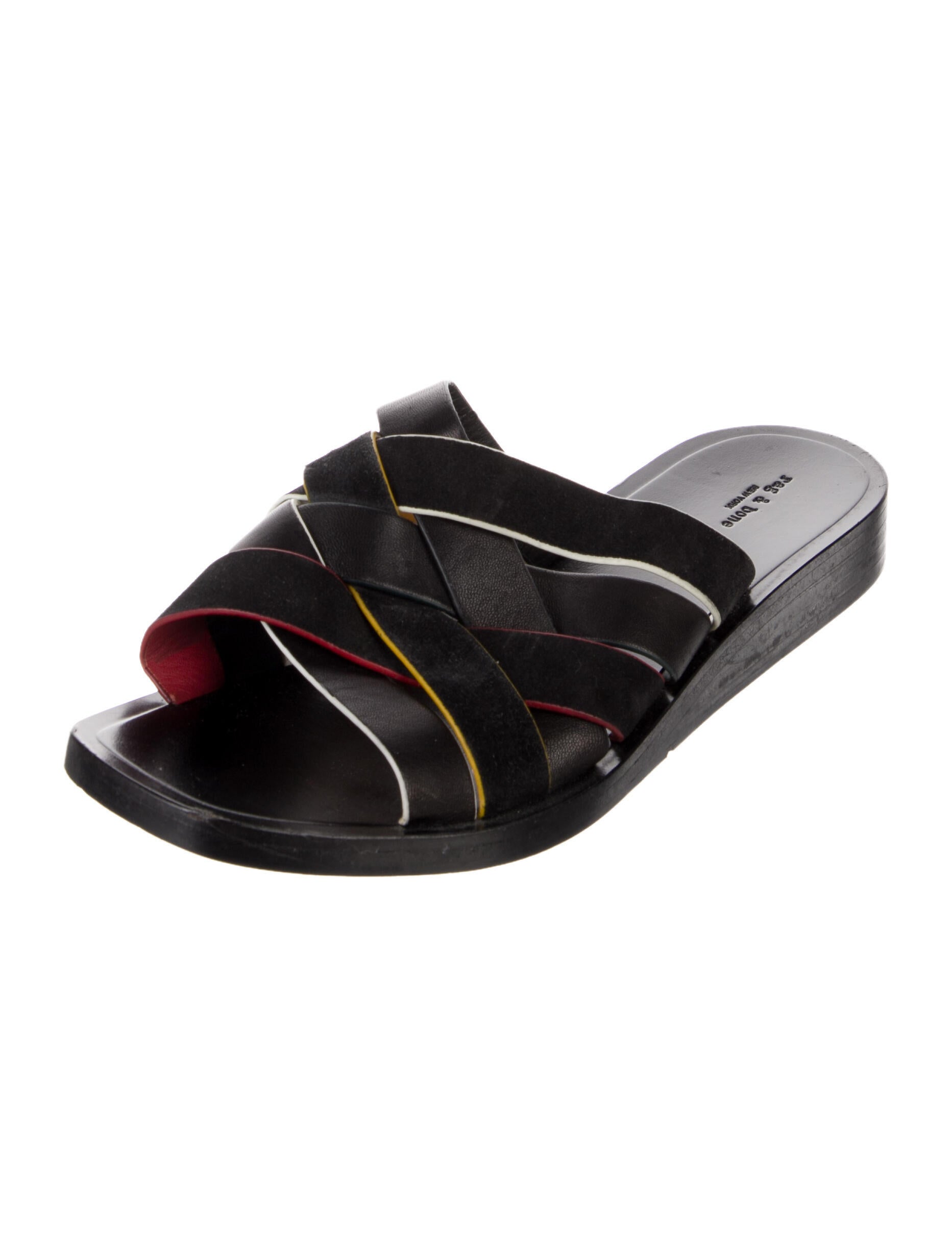 Rag & Bone Leather Slides