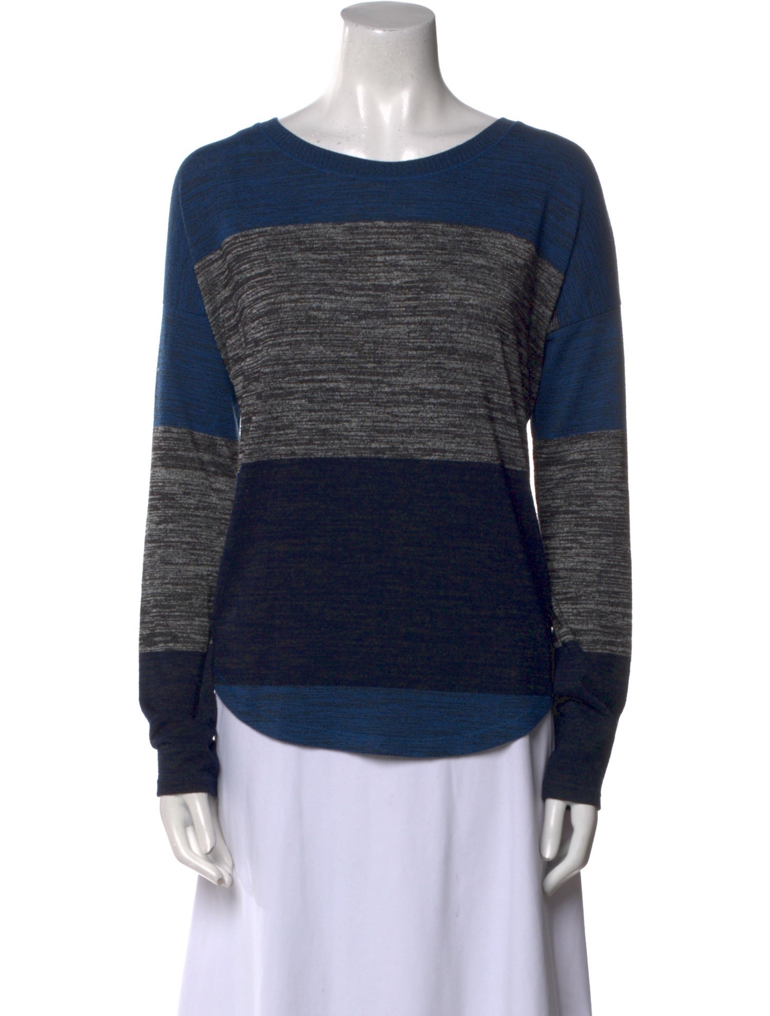 Rag & Bone Striped Scoop Neck Sweater