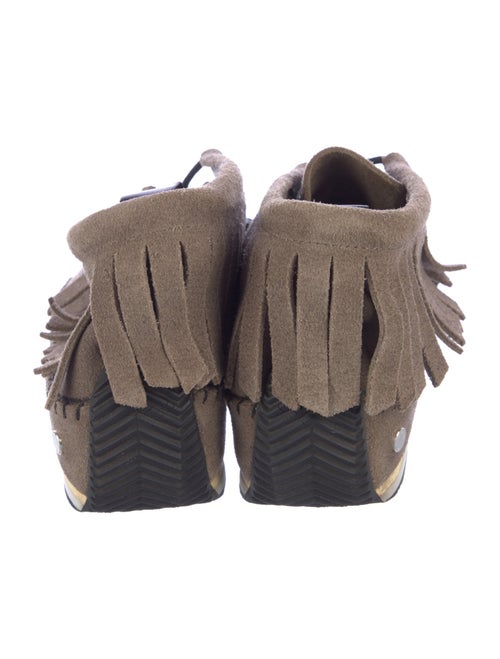 Rag & Bone Suede Tassel Accents Lace-Up Boots