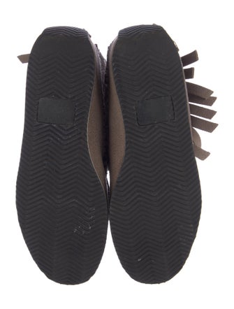 Rag & Bone Suede Tassel Accents Lace-Up Boots