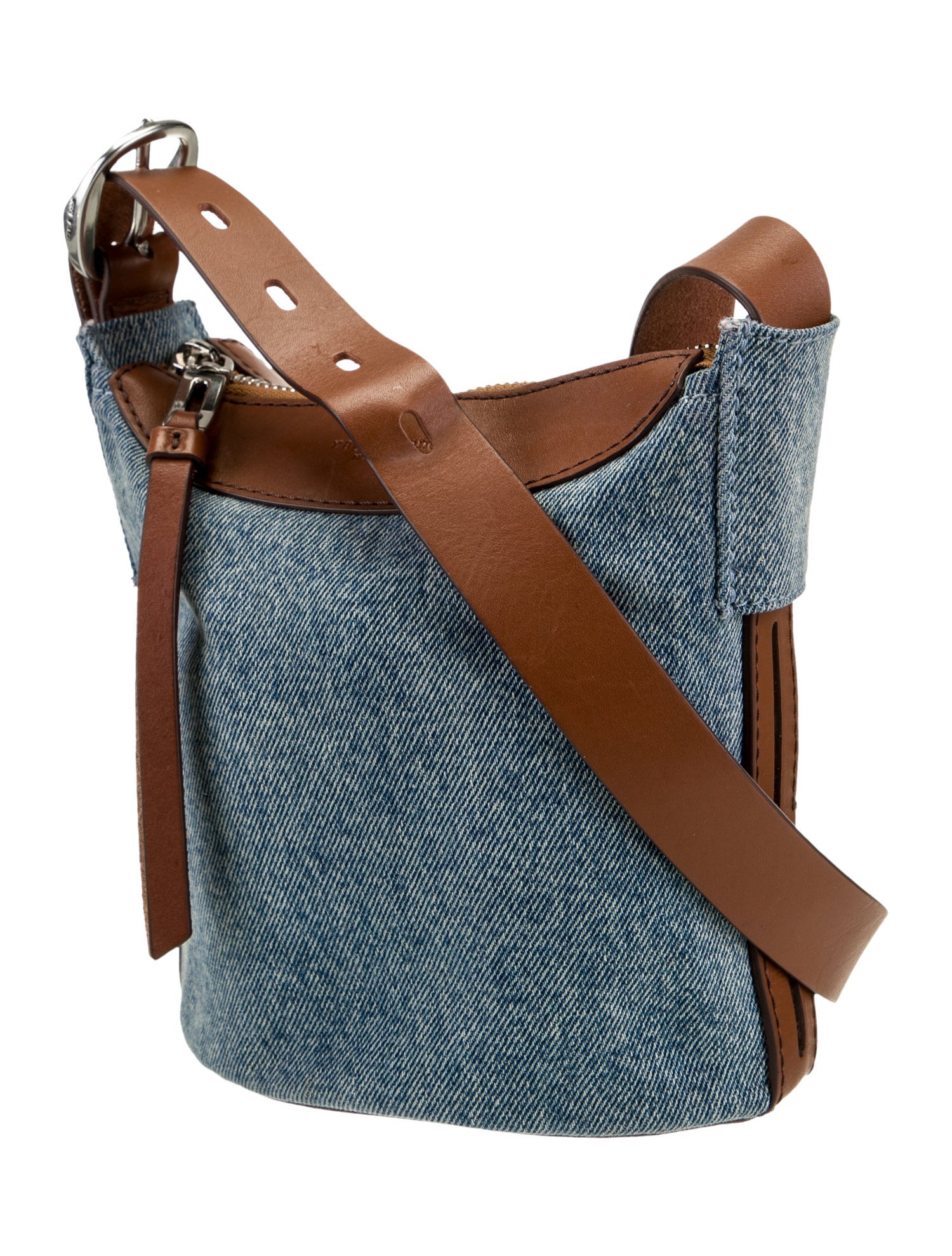 Rag & Bone Denim Messenger Bag