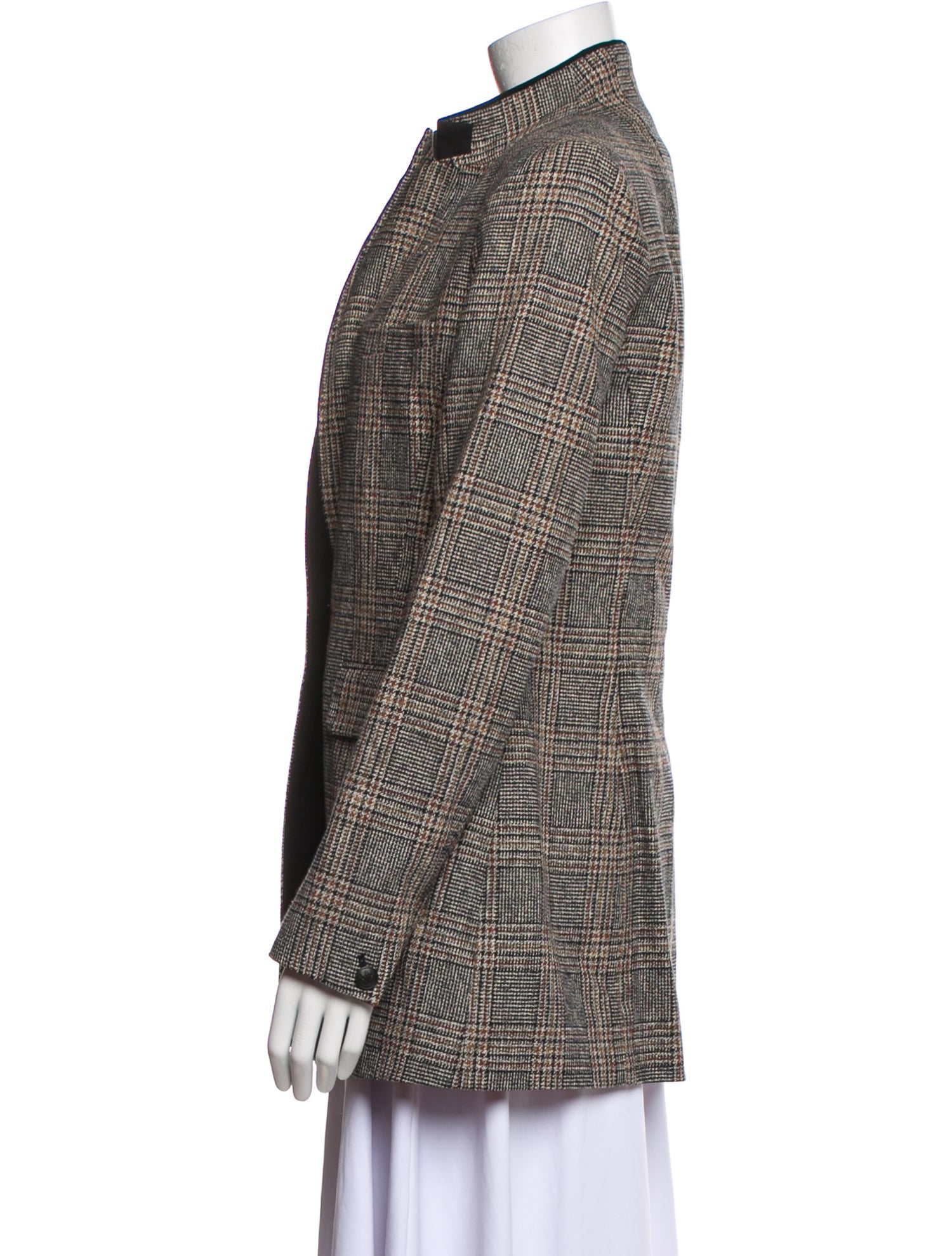 Rag & Bone Plaid Print Blazer