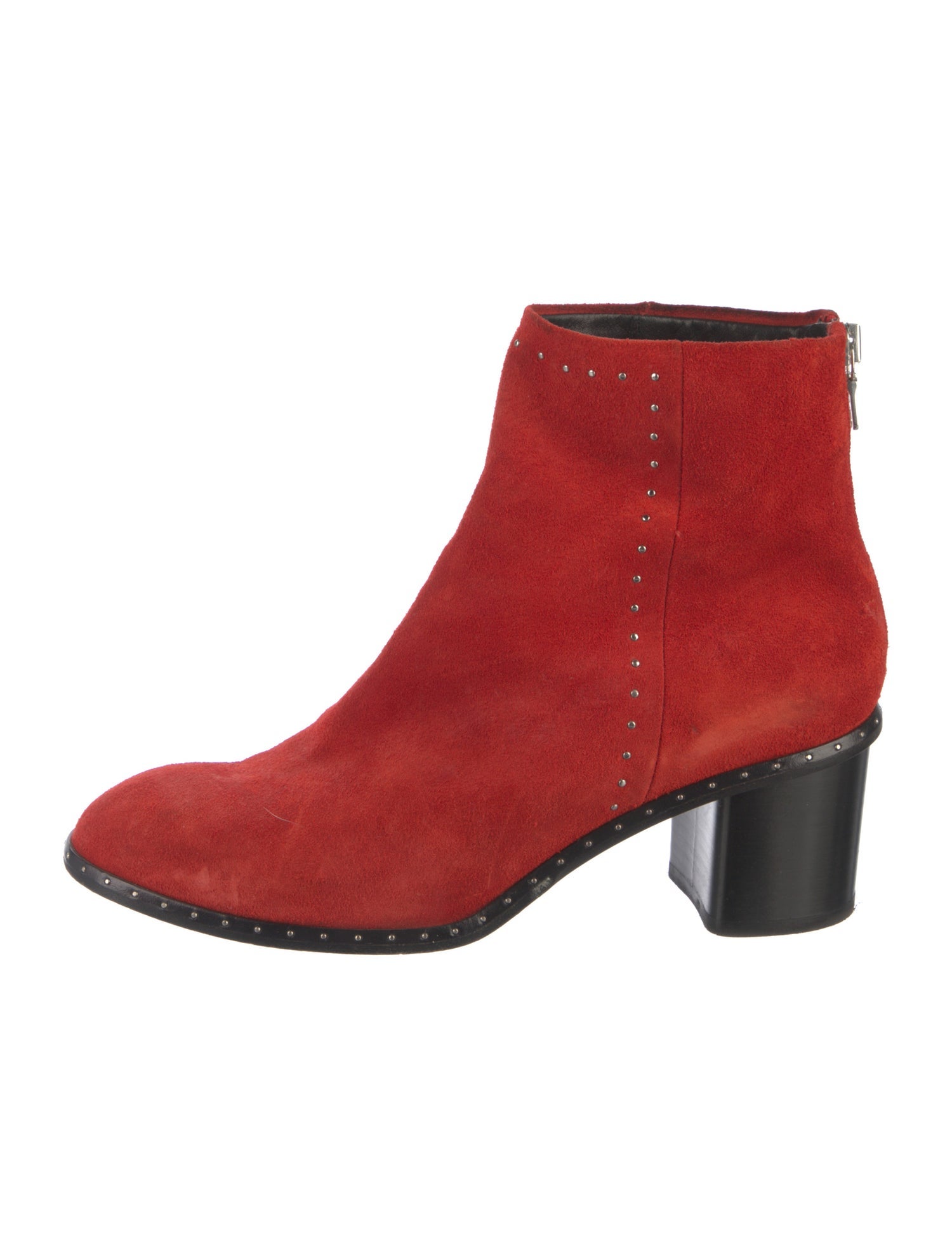 Rag & Bone Suede Studded Accents Boots