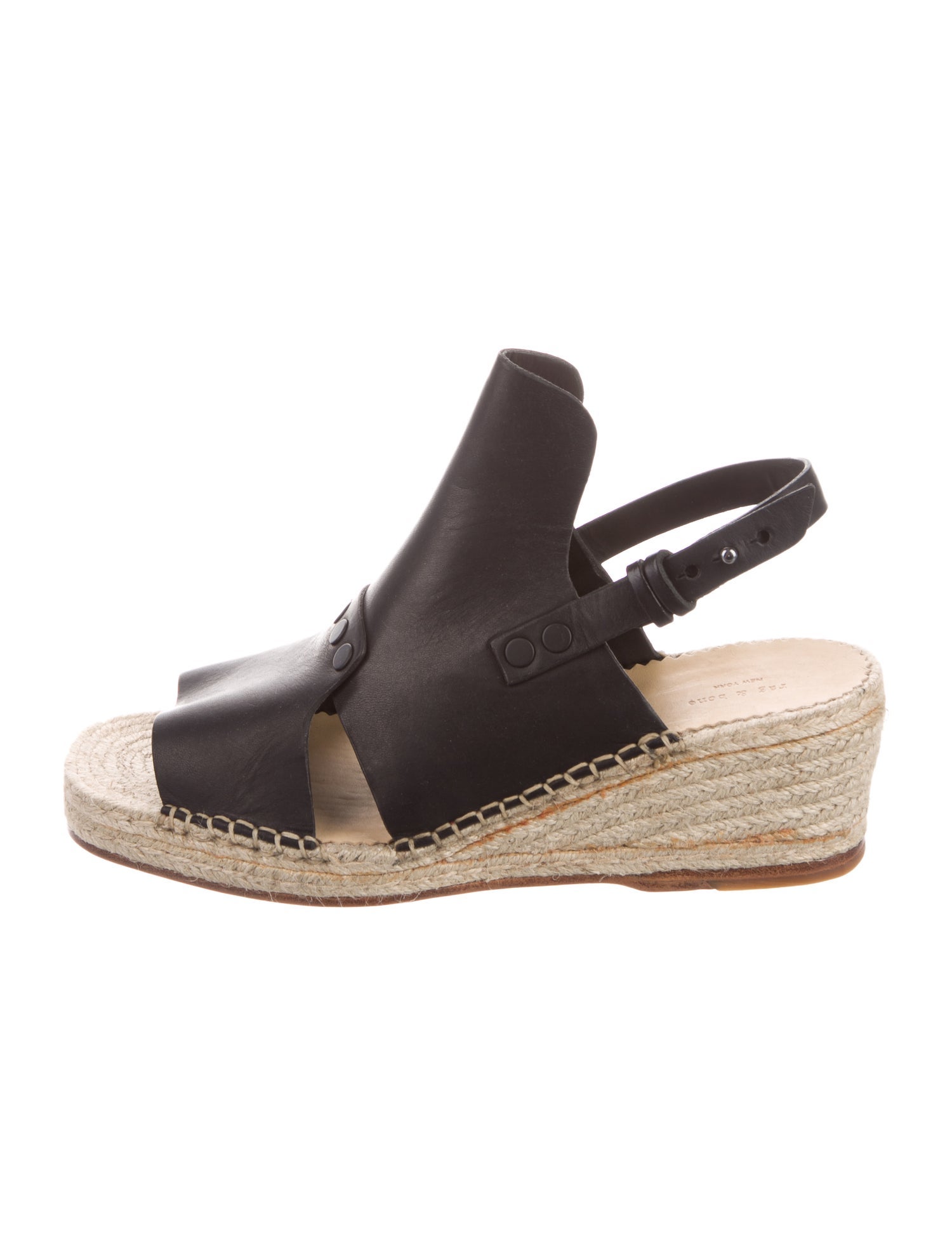 Rag & Bone Leather Espadrilles w/ Tags