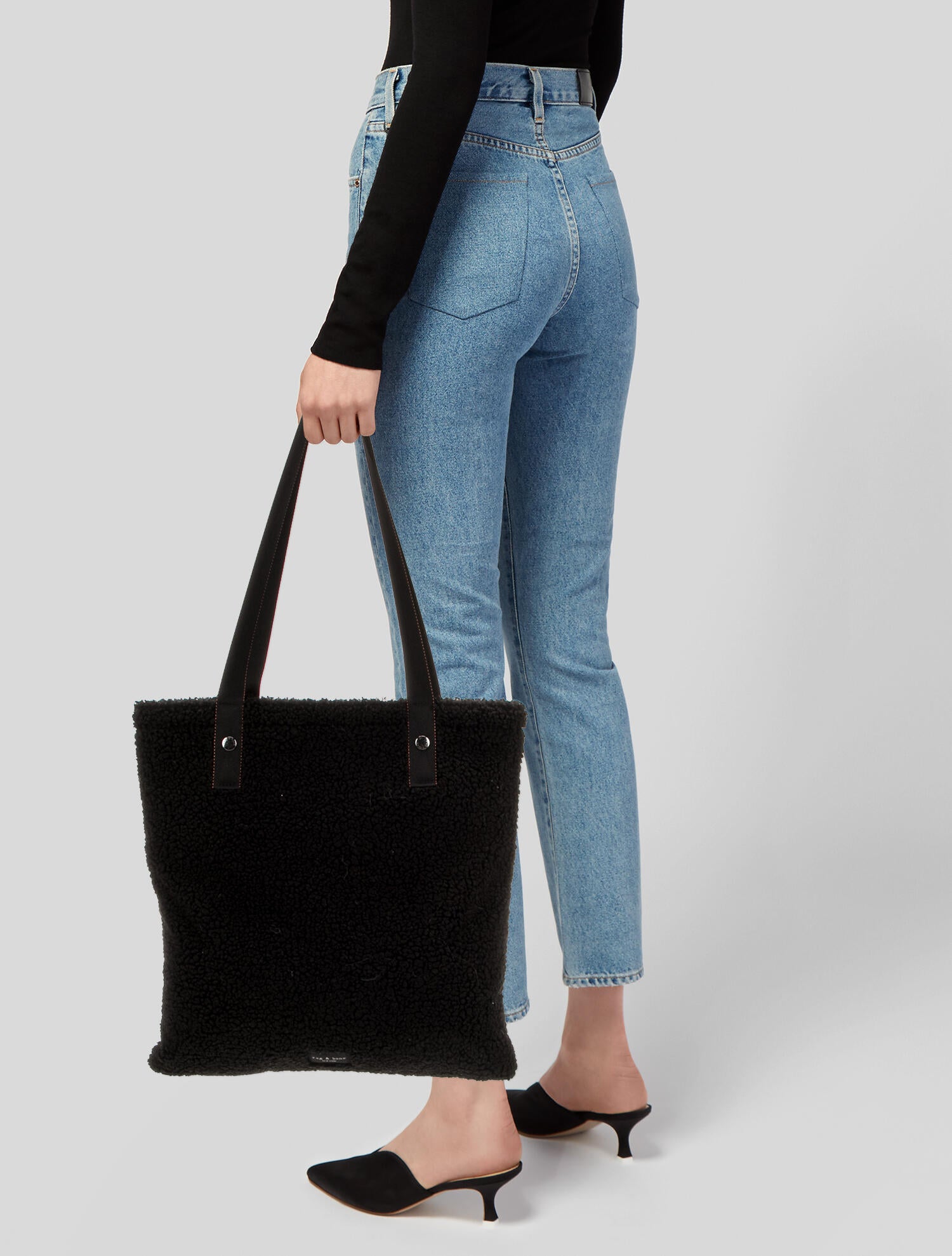 Rag & Bone Shearling Shoulder Bag