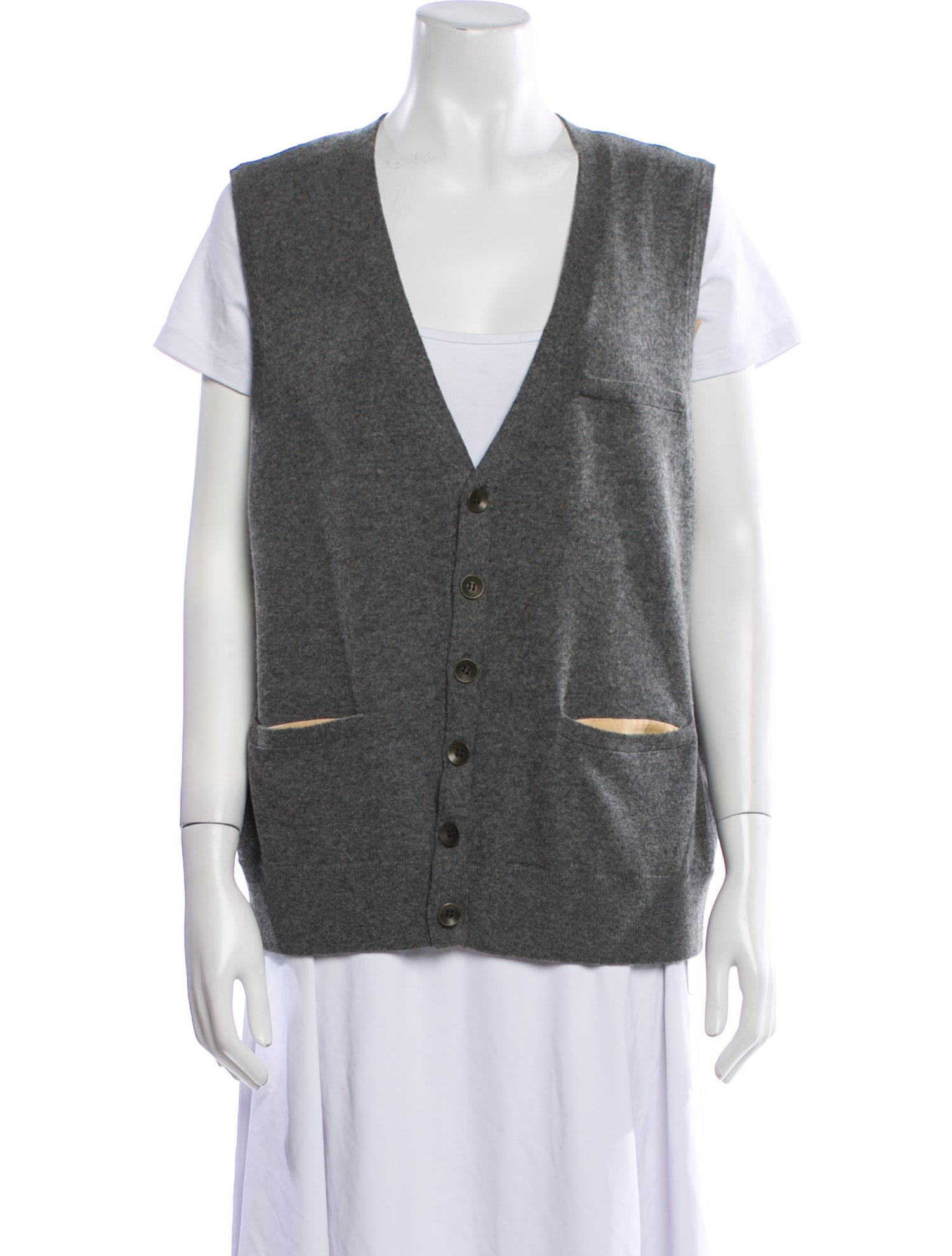 Rag & Bone Wool Plunge Neckline Sweater