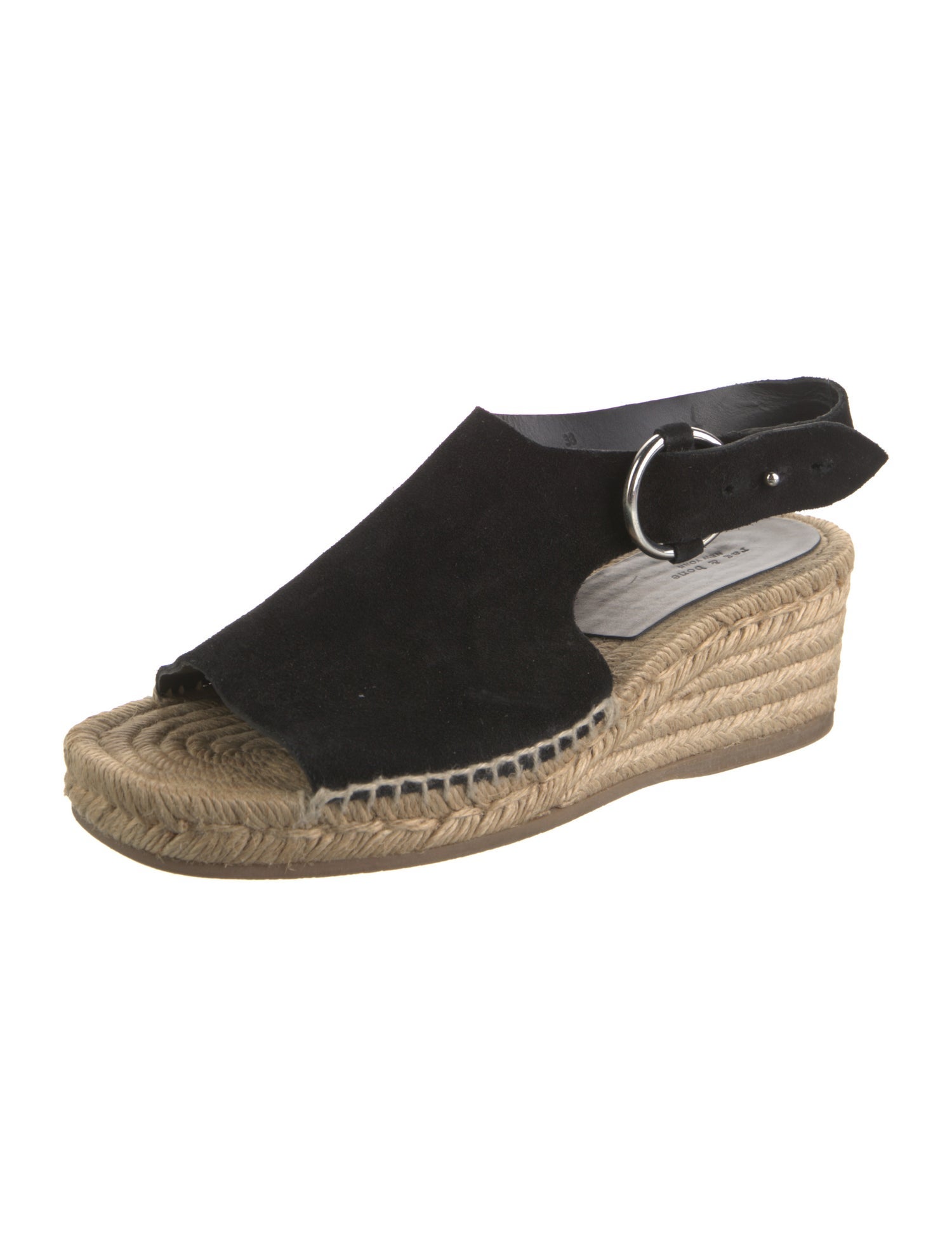 Rag & Bone Suede Whipstitch Trim Espadrilles