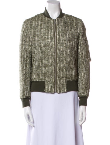 Rag & Bone Jackets Wool Tweed Pattern Bomber Jacket XXS