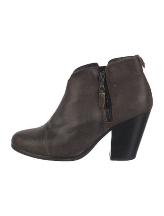 Rag & Bone Leather Embroidered Accent Boots