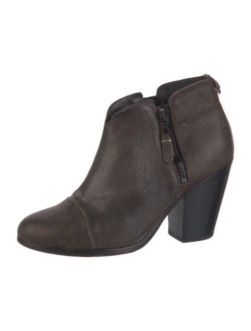 Rag & Bone Leather Embroidered Accent Boots