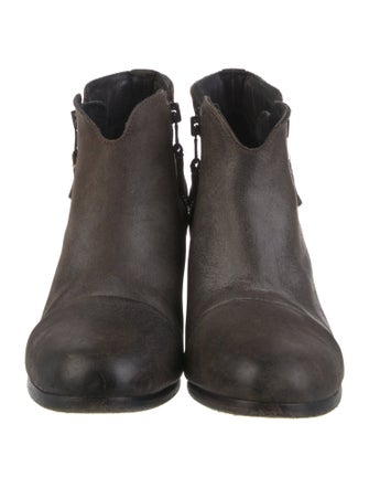 Rag & Bone Leather Embroidered Accent Boots