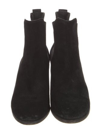 Rag & Bone Suede Leather Trim Embellishment Chelsea Boots