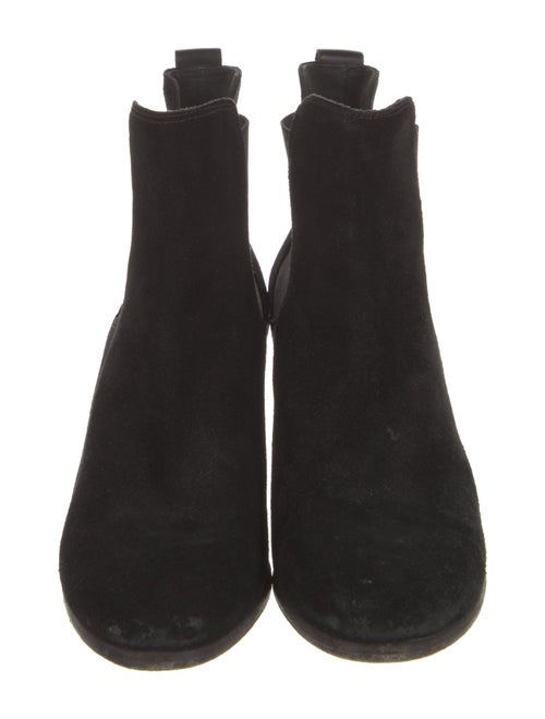 Rag & Bone Suede Leather Trim Embellishment Chelsea Boots