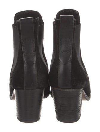 Rag & Bone Suede Leather Trim Embellishment Chelsea Boots