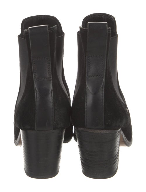 Rag & Bone Suede Leather Trim Embellishment Chelsea Boots