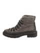 Rag & Bone Suede Colorblock Pattern Combat Boots