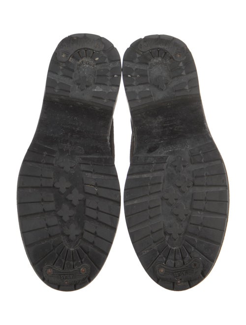 Rag & Bone Suede Colorblock Pattern Combat Boots