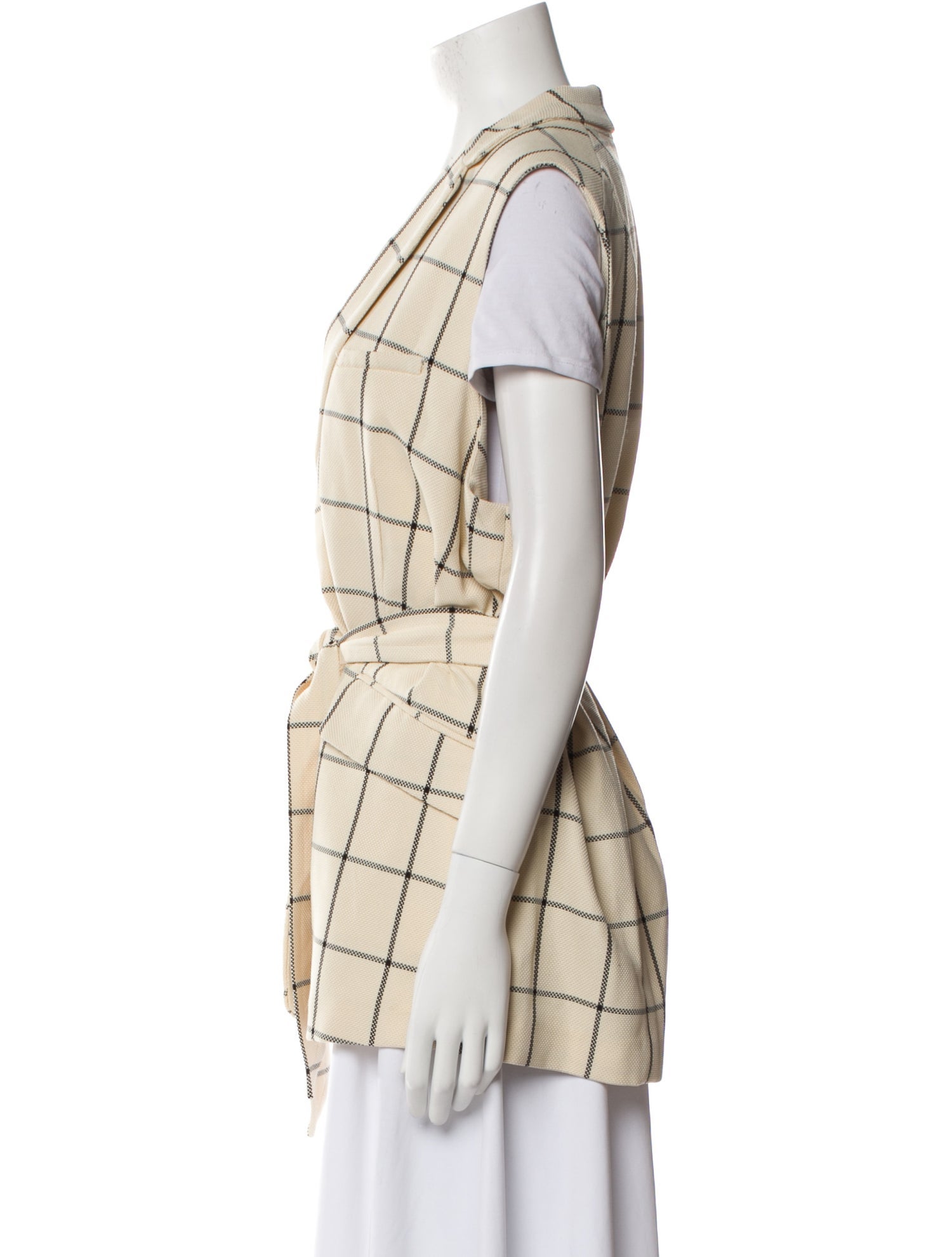 Rag & Bone Plaid Print Vest