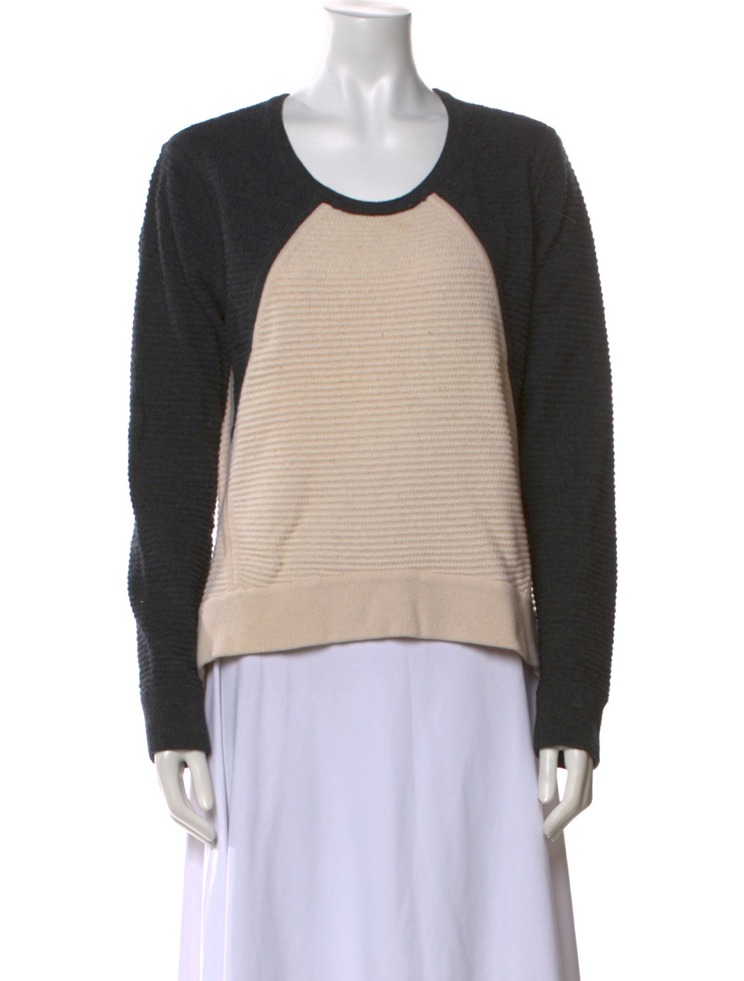 Rag & Bone Wool Colorblock Pattern Sweater