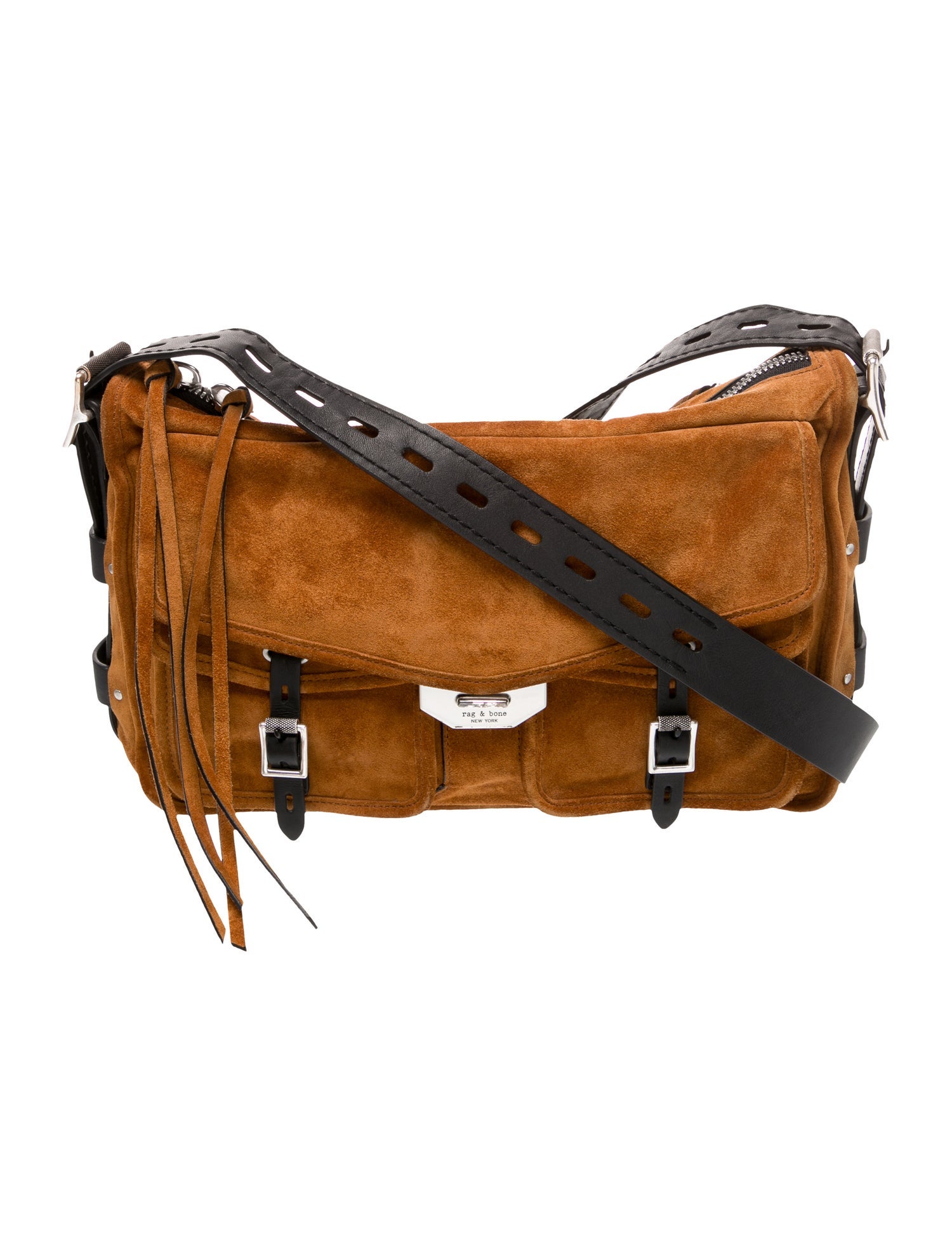Rag & Bone Suede Messenger Bag