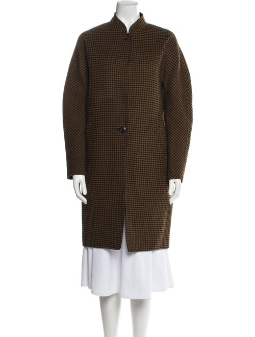 Rag & Bone Wool Houndstooth Print Coat