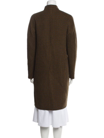 Rag & Bone Wool Houndstooth Print Coat