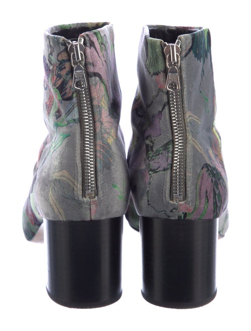 Rag & Bone Velvet Floral Print Boots