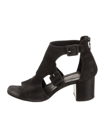 Rag & Bone Suede Leather Trim Embellishment Gladiator Sandals