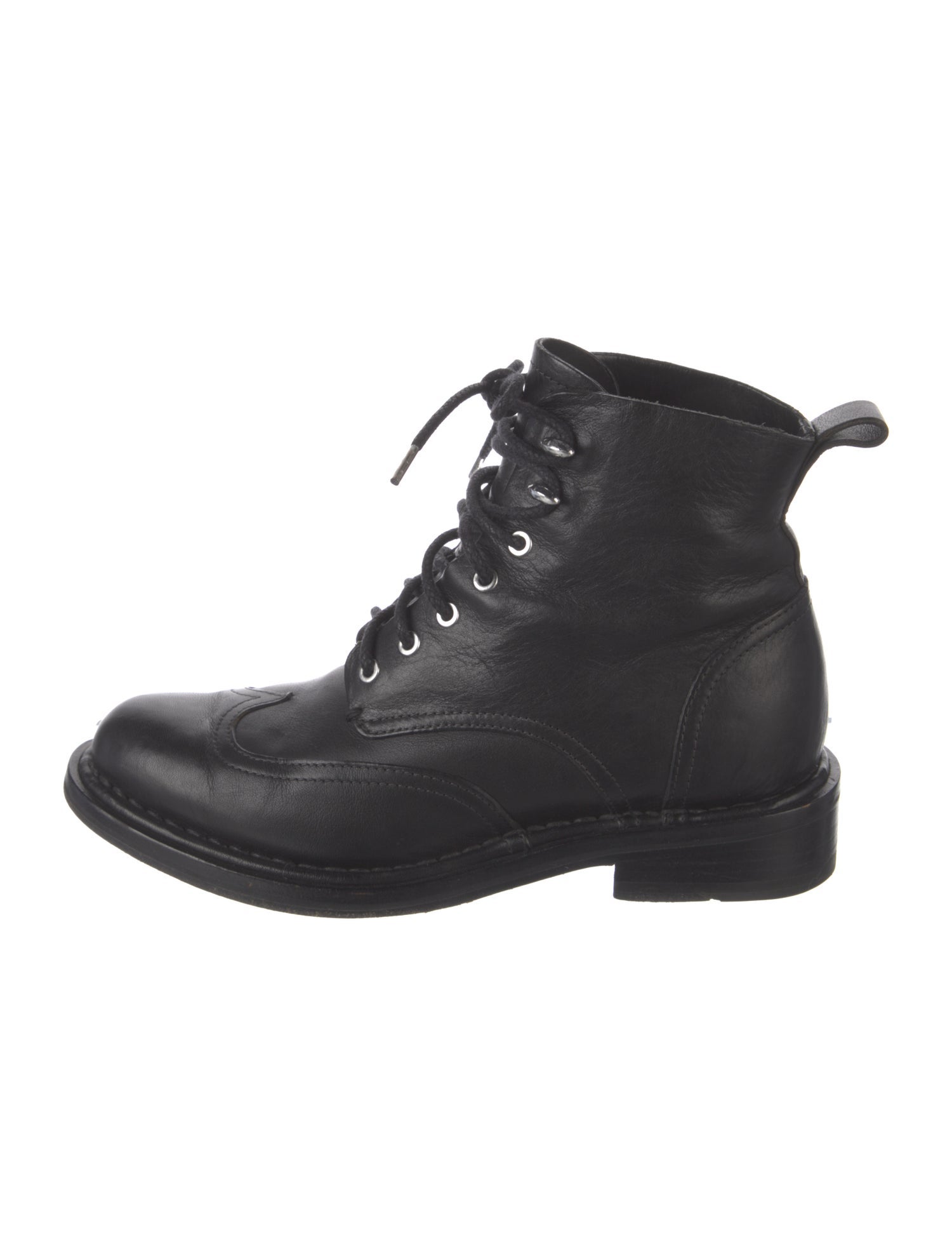 Rag & Bone Leather Combat Boots