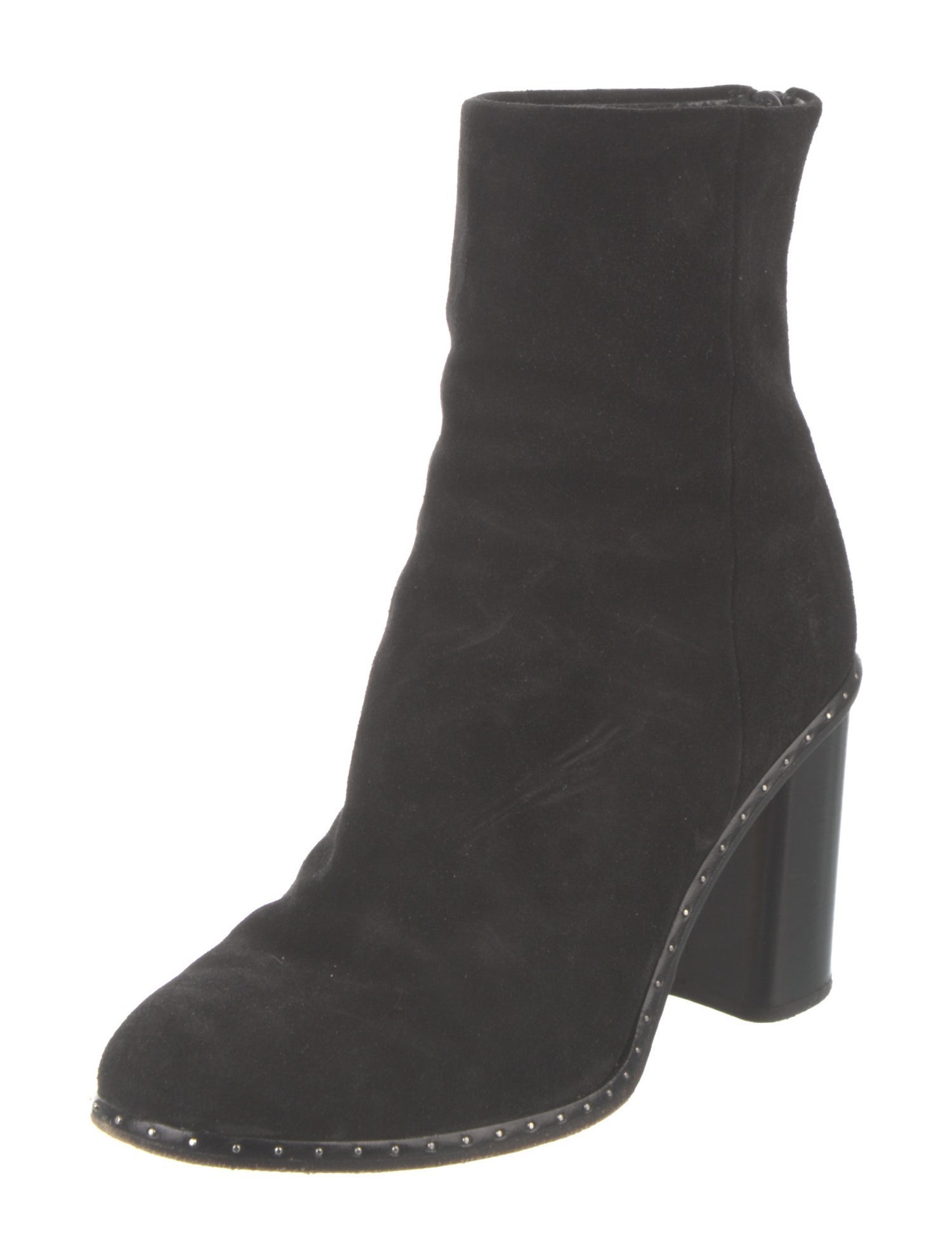 Rag & Bone Suede Studded Accents Boots
