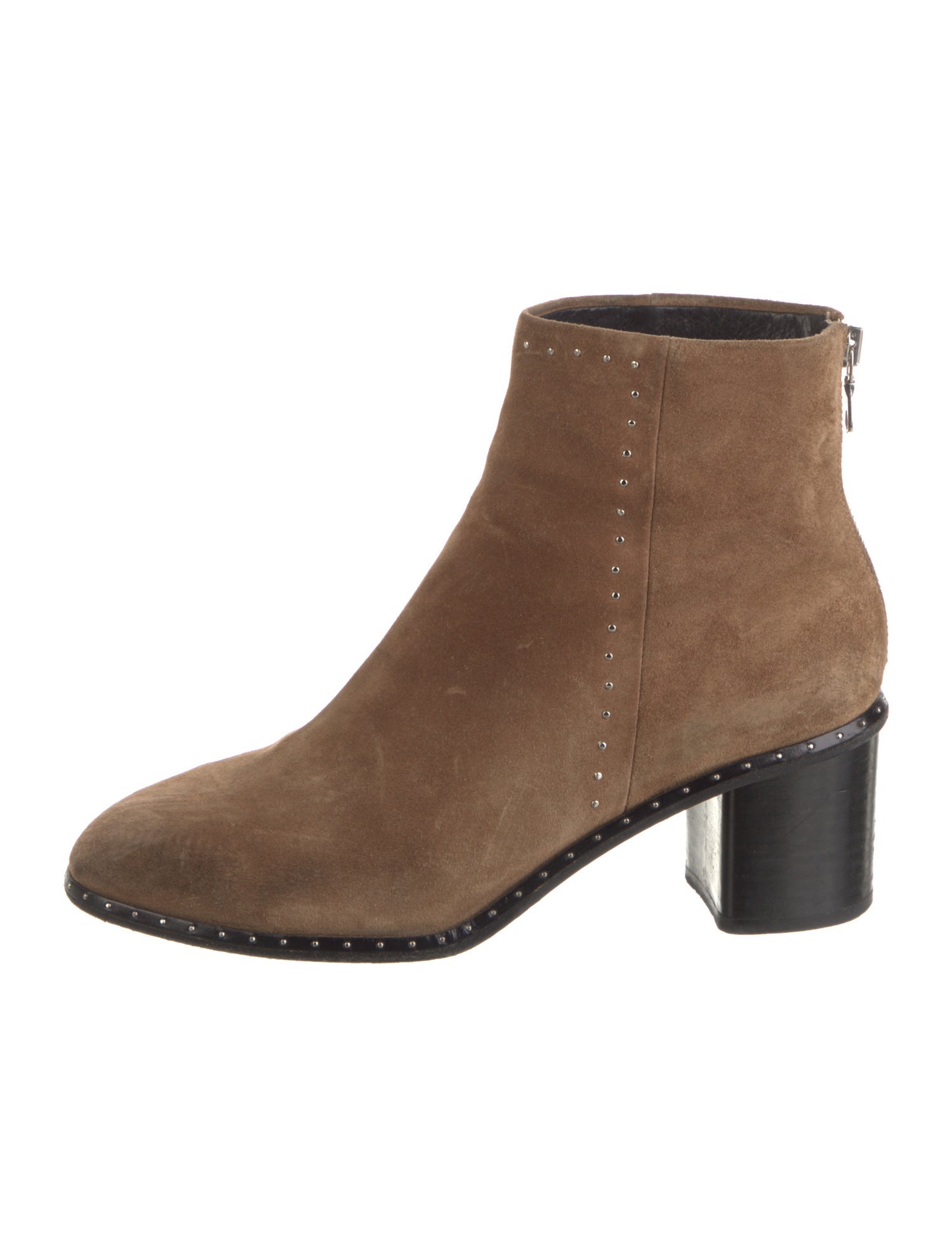 Rag & Bone Suede Studded Accents Boots
