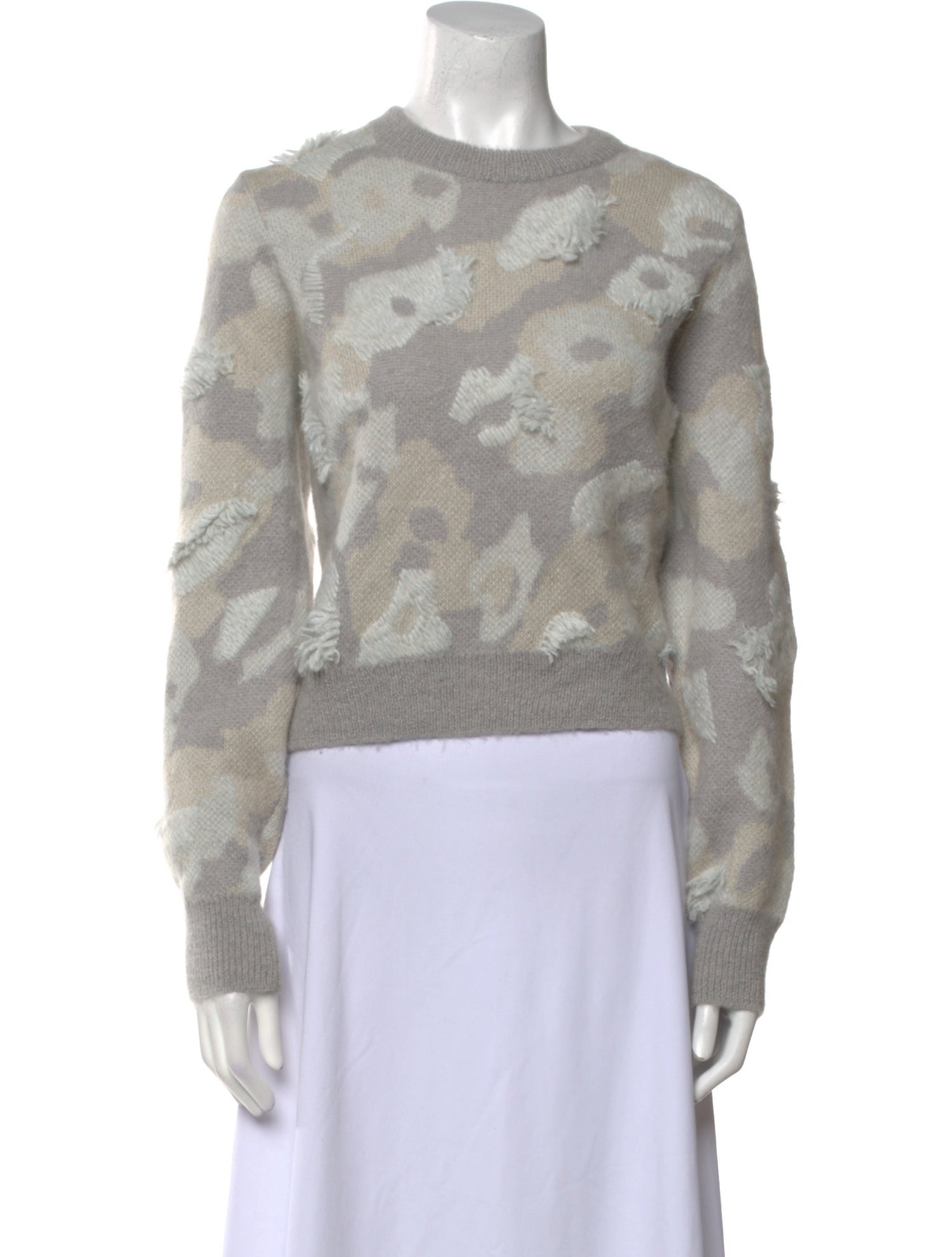 Rag & Bone Printed Crew Neck Sweater