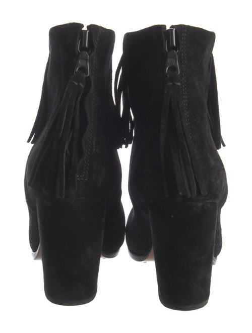Rag & Bone Suede Fringe Trim Accent Western Boots