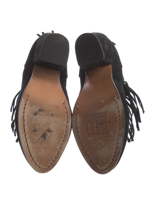 Rag & Bone Suede Fringe Trim Accent Western Boots