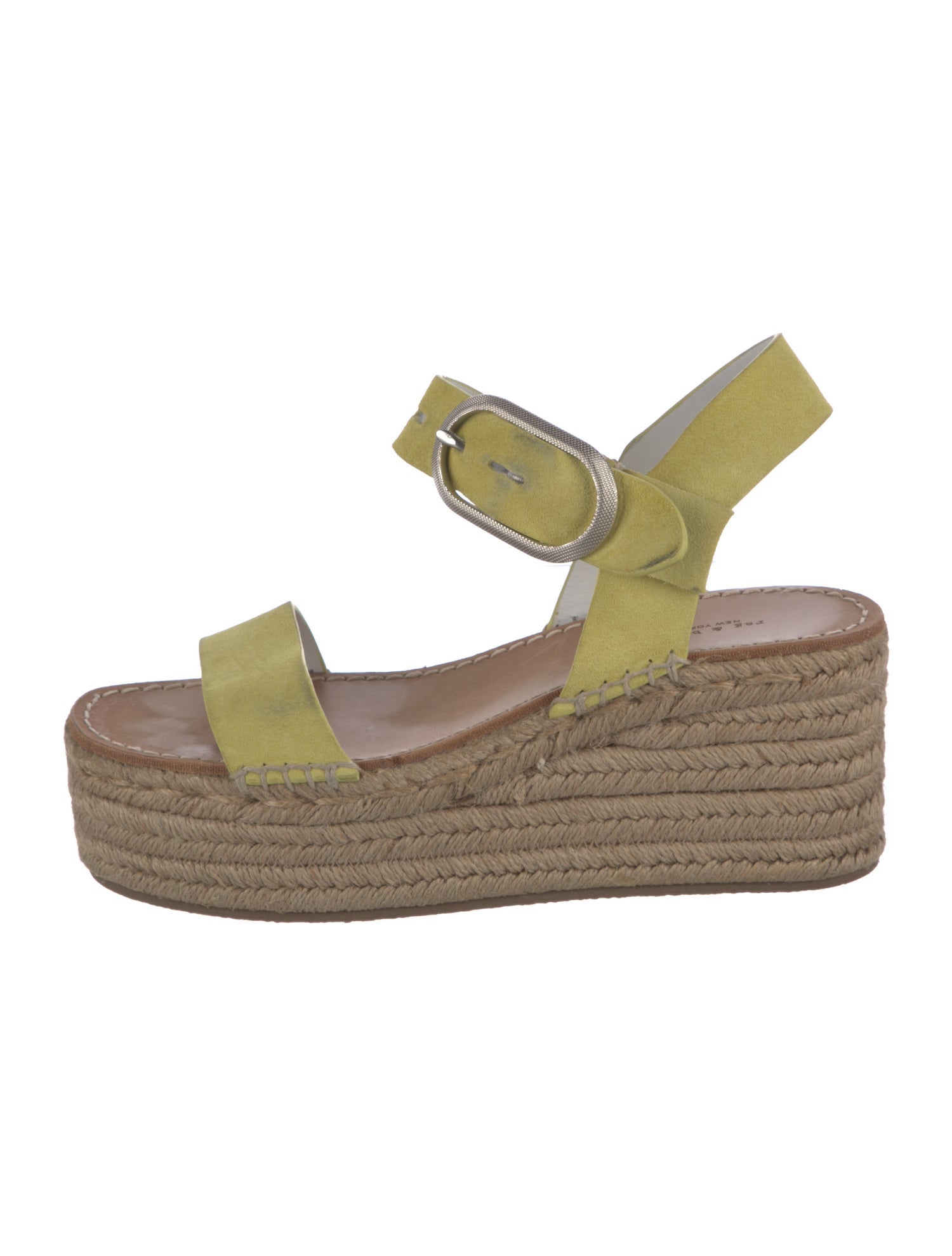 Rag & Bone Suede Colorblock Pattern Espadrilles