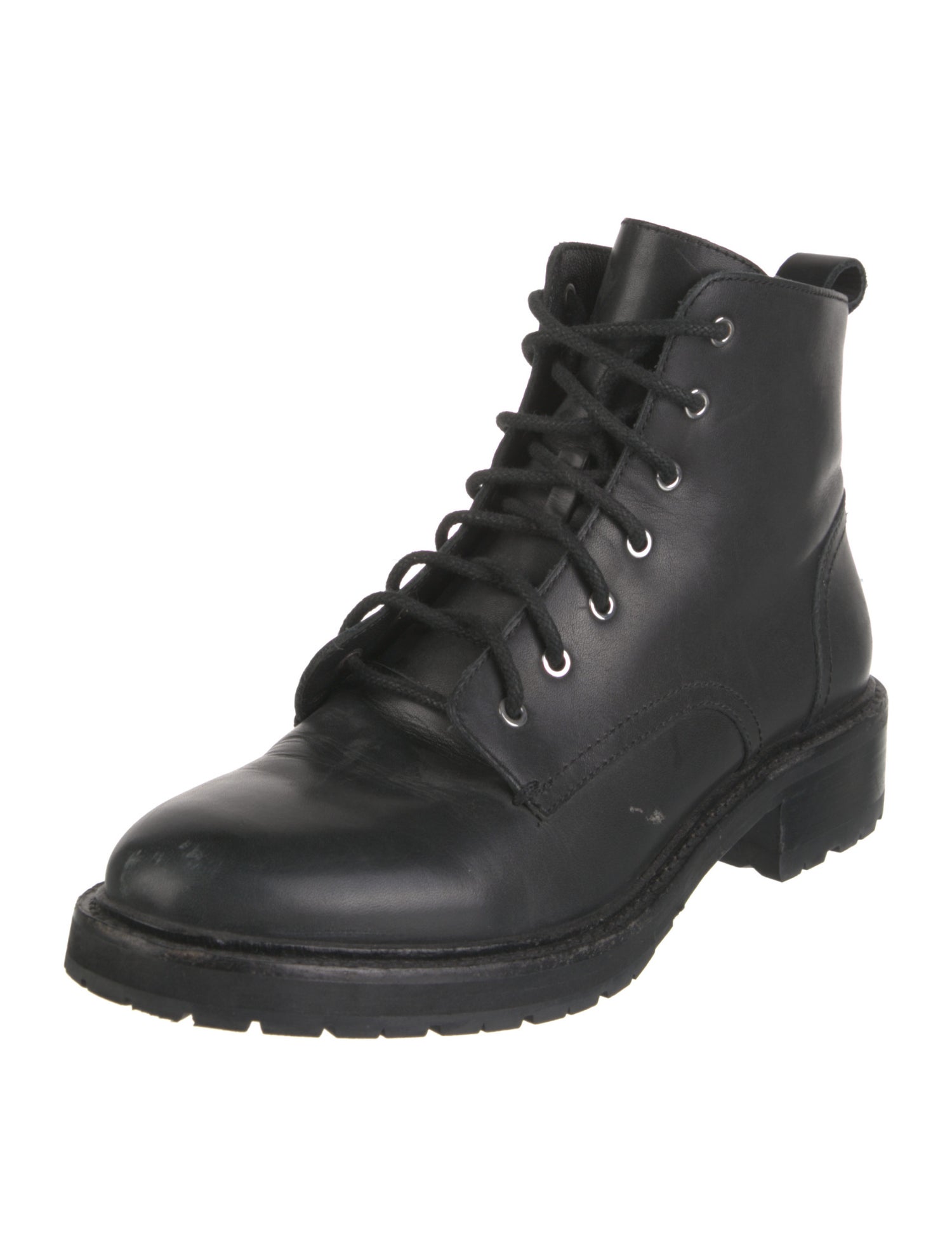 Rag & Bone Leather Combat Boots