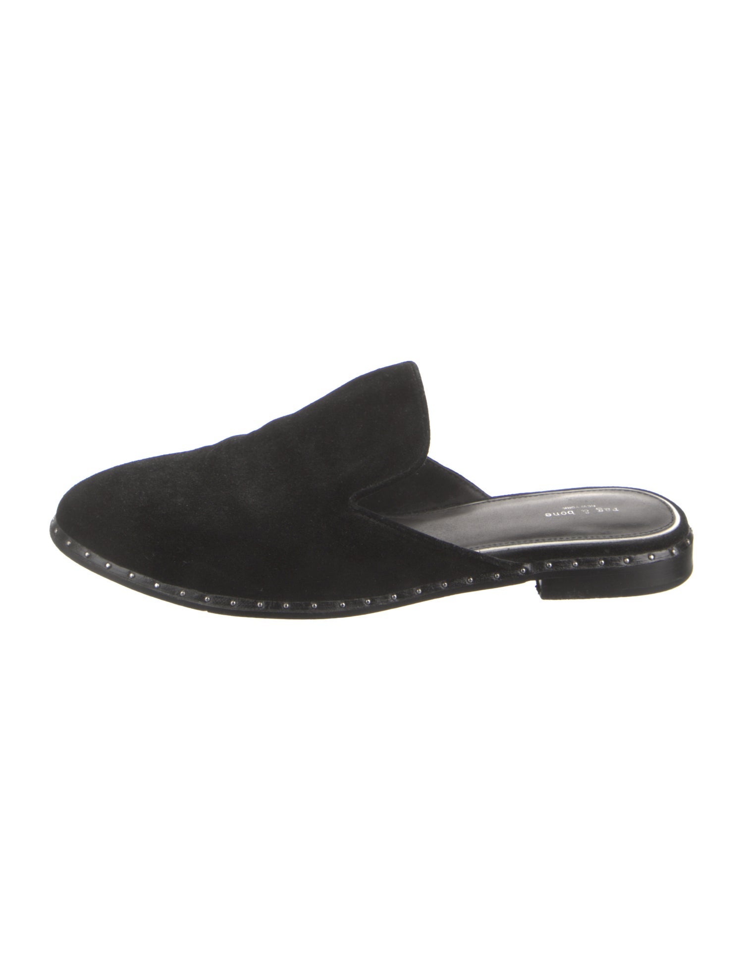 Rag & Bone Suede Studded Accents Mules