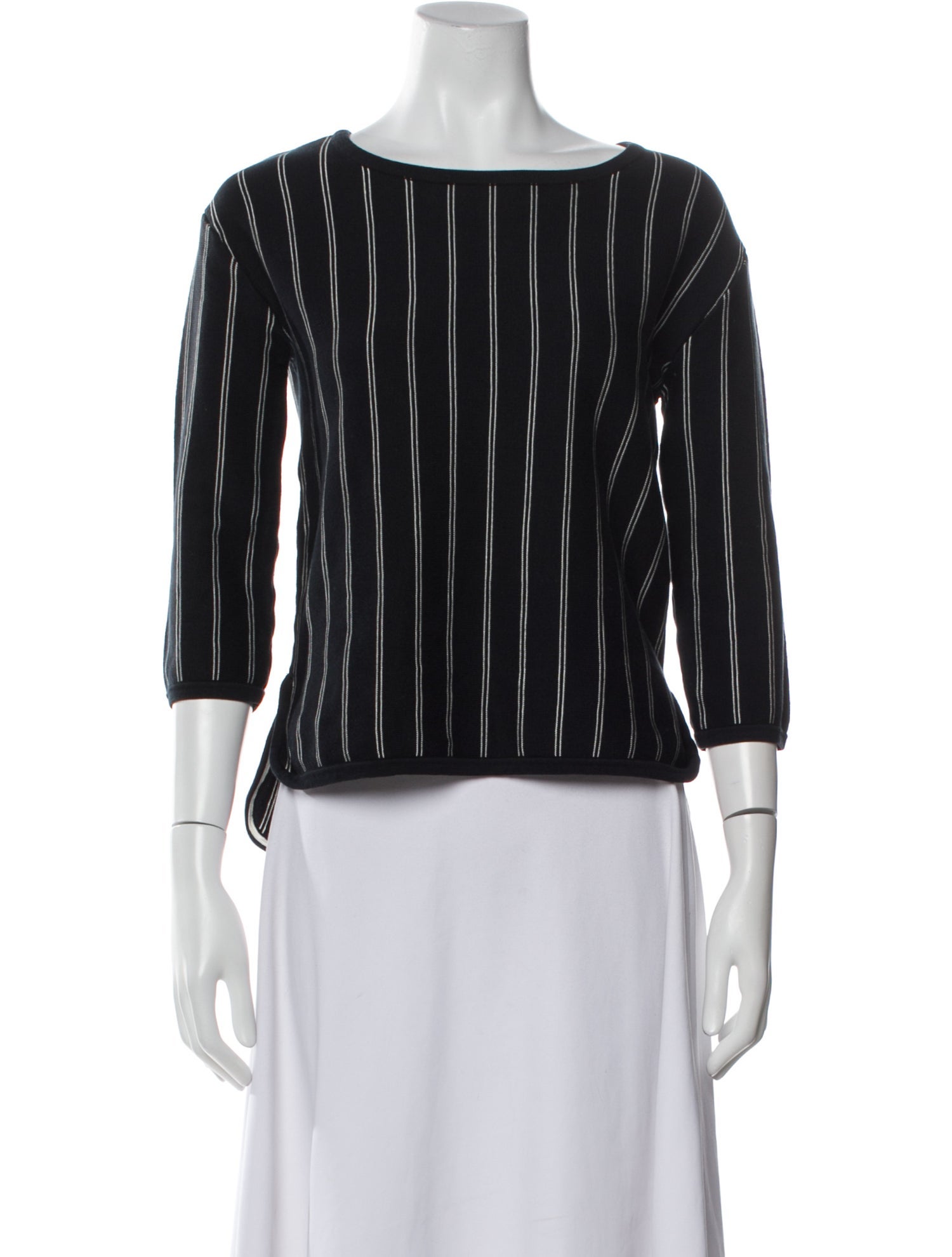 Rag & Bone Striped Bateau Neckline Sweater
