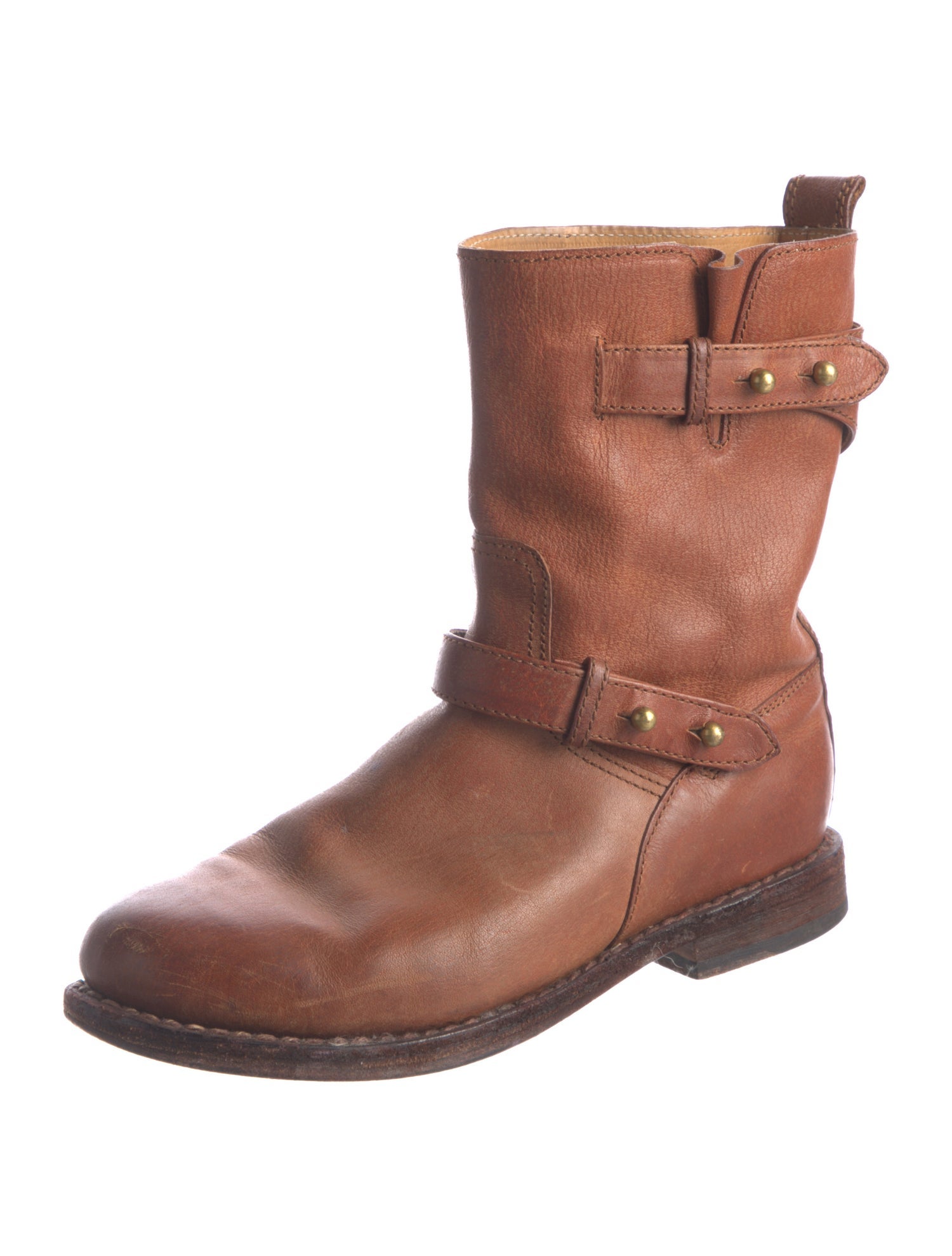 Rag & Bone Leather Moto Boots